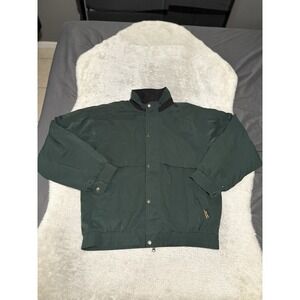 Tourney Gore-Tex Full Zip Jacket Men's Medium Green Waterproof Golf Hiking‎ 90s